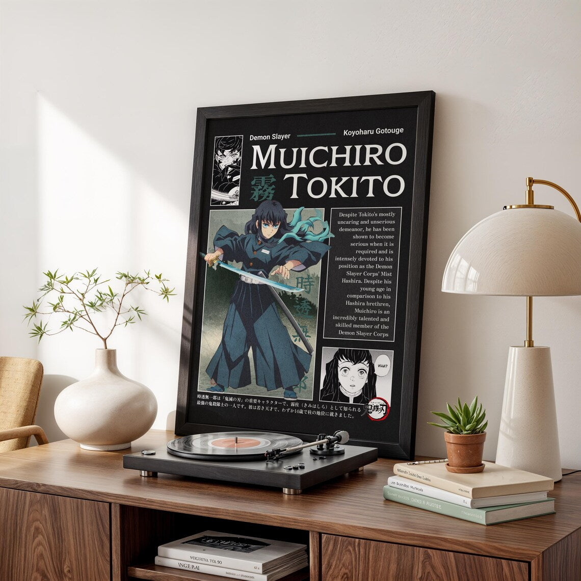 Anime Demon Slayer Muichiro Tokito Tablo