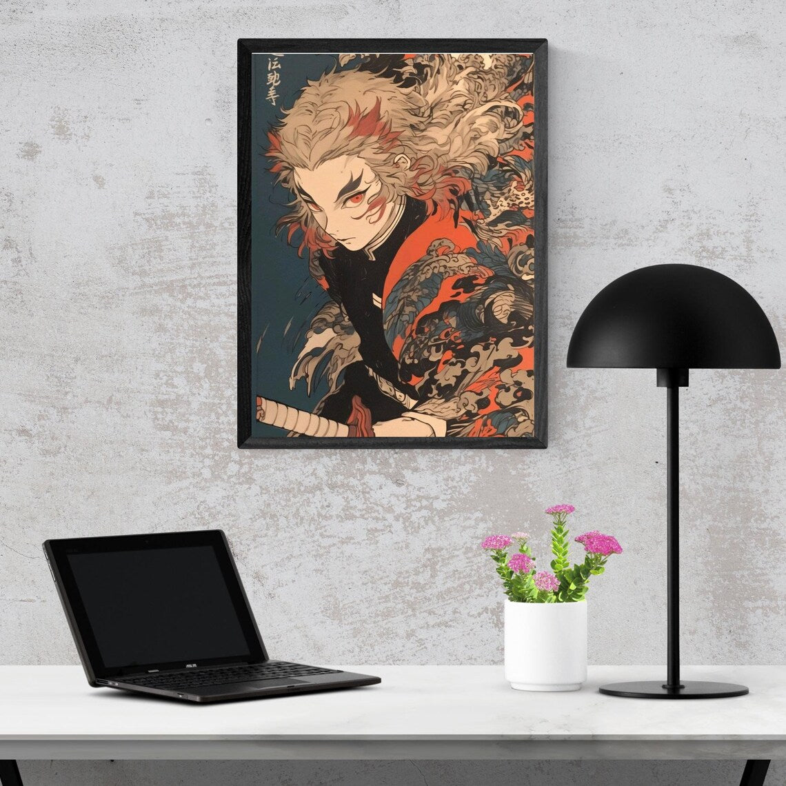 Anime Demon Slayer Rengoku Tablo